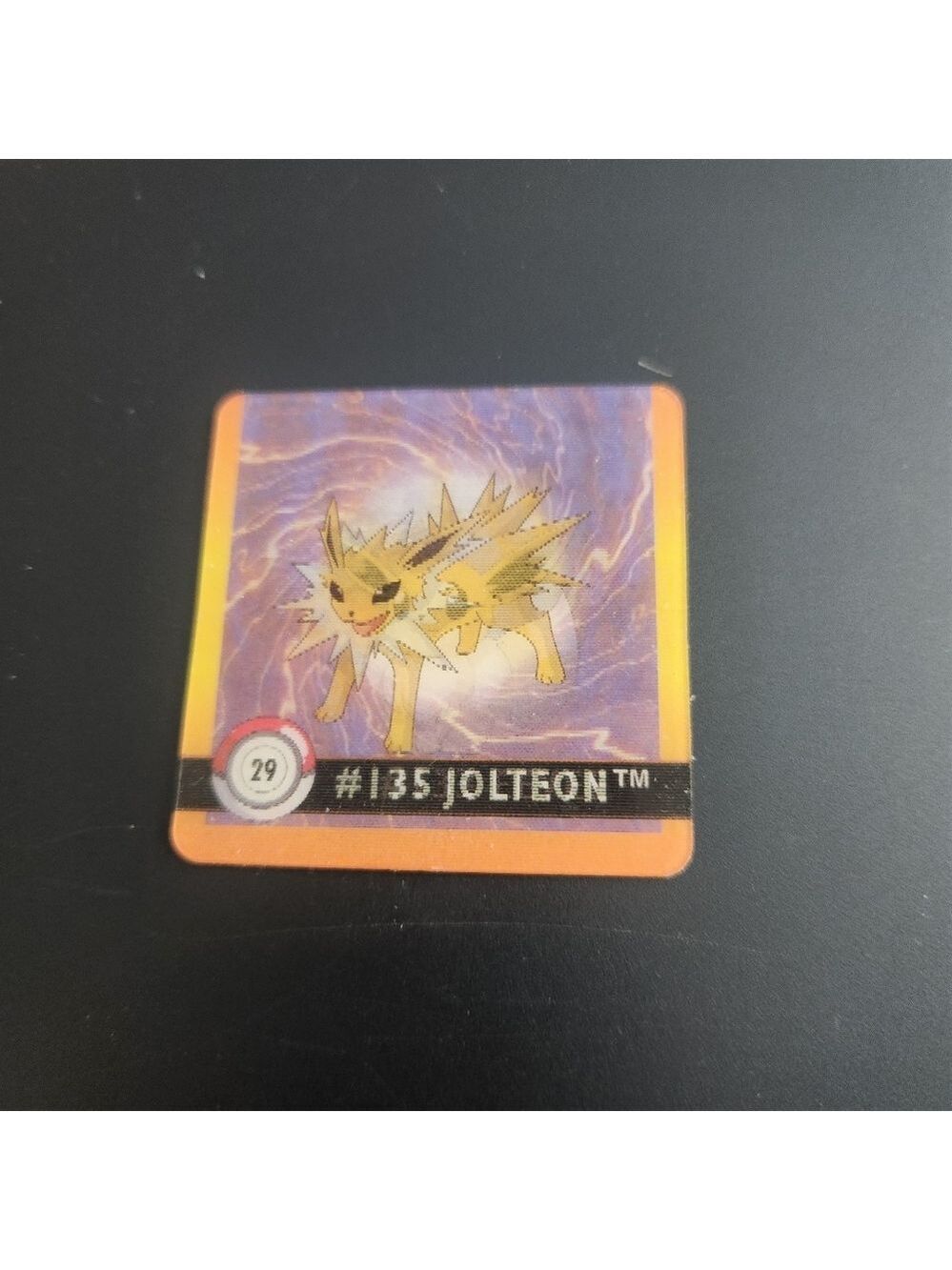 Pokémon Eevee Jolteon Artbox Action Flipz Premier Edition 1999 VLP